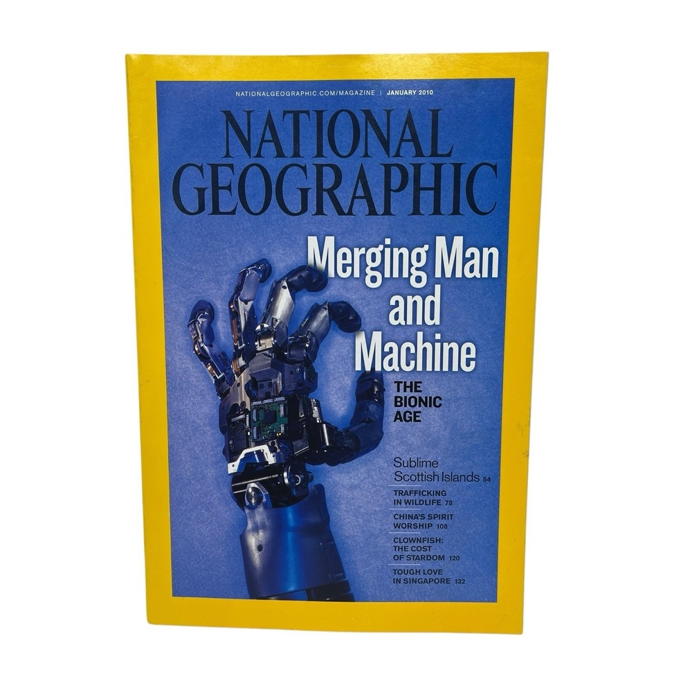 National Geographic Magazine January 2010 Man and Machine‎ Bionic Age, Clownfish